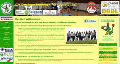 Desktop Screenshot of djk-bamberg-basketball.de